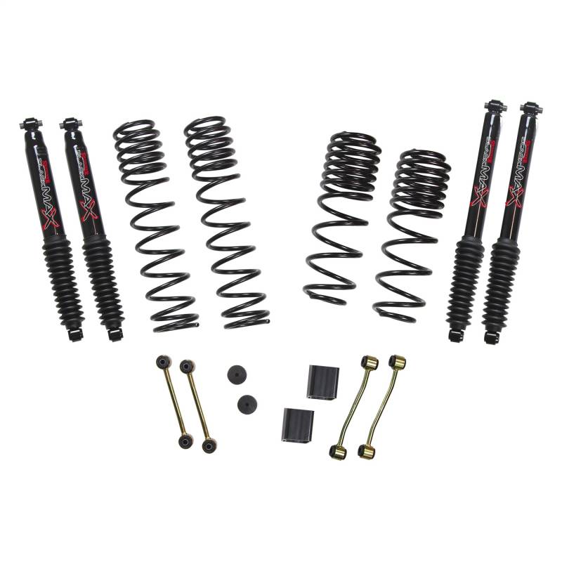 Skyjacker - Skyjacker Diesel 2.5 In. Dual Rate Long Travel Suspension Lift Kit JL25BPBLTD