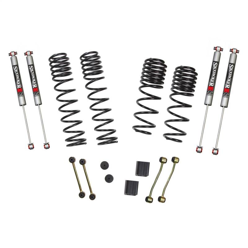 Skyjacker - Skyjacker Diesel 2.5 In. Dual Rate Long Travel Suspension Lift Kit JL25BPMLTD