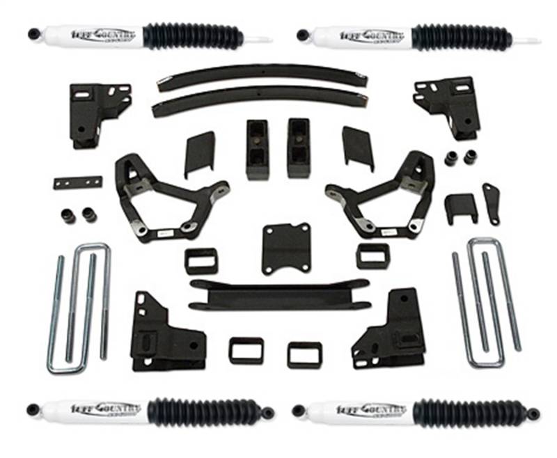 Tuff Country - Tuff Country Complete Kit (w/SX6000 Shocks)-4in. 54804KH