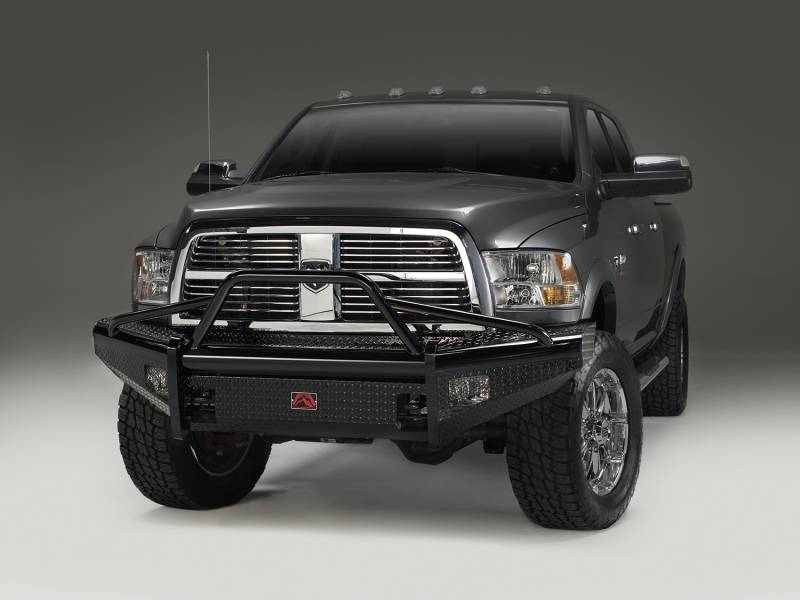 Fab Fours - Fab Fours Black Steel Front Ranch Bumper DR10-S2962-1