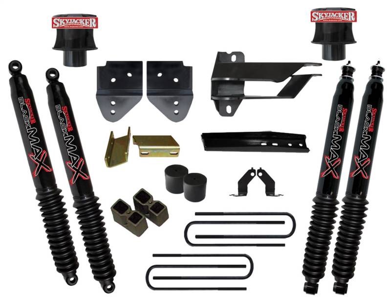 Skyjacker - Skyjacker Suspension Lift Kit 4in.; includes BlackMax shocks front and rear F1740SPB