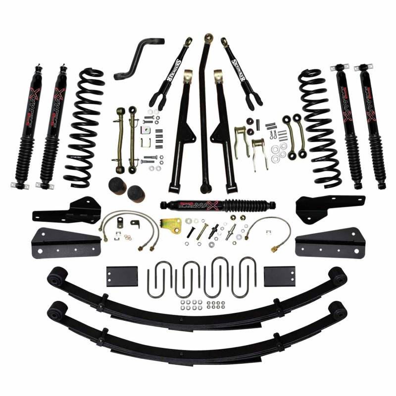 Skyjacker - Skyjacker 6 Inch Rock Ready 2 Suspension Lift System JC6258KSBLT