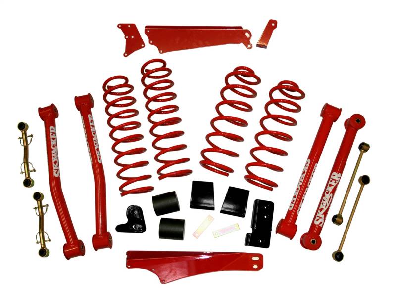 Skyjacker - Skyjacker 4IN. KIT 07-09 JEEP JK/RED JK401KCR