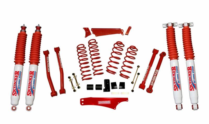 Skyjacker - Skyjacker 4IN. KIT; 07-09JK RED W/HYDROS JK401KCR-H