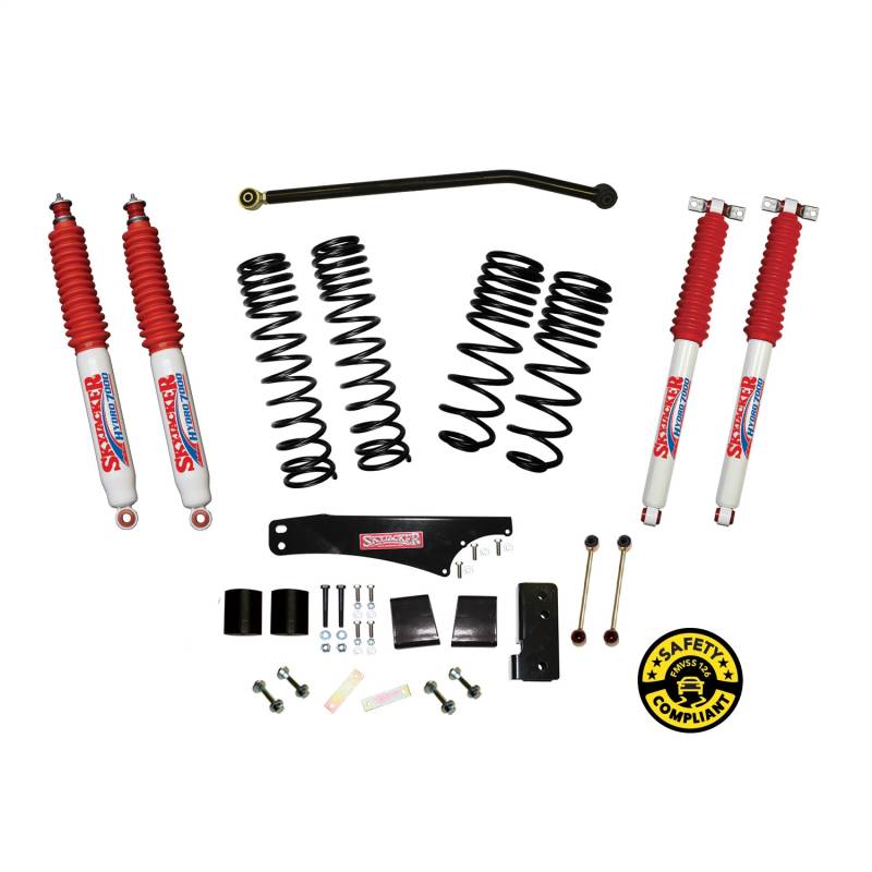 Skyjacker - Skyjacker 3.5-4 Inch Dual Rate Long Travel Suspension Lift Kit JK40BPHLT