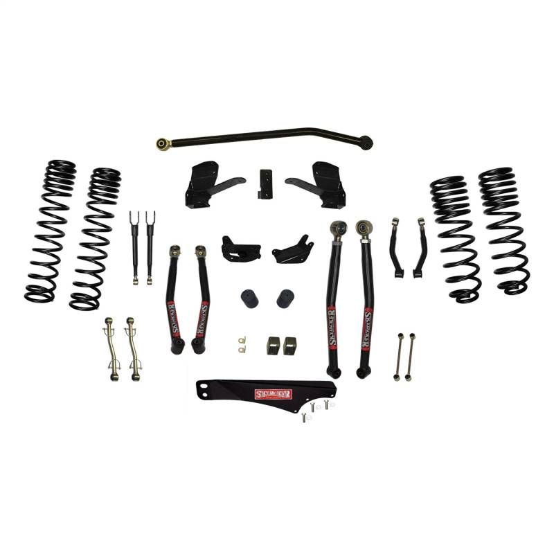 Skyjacker - Skyjacker 5 Inch Dual Rate Long Travel Long Arm Suspension Lift Kit JK50LKLT-SX