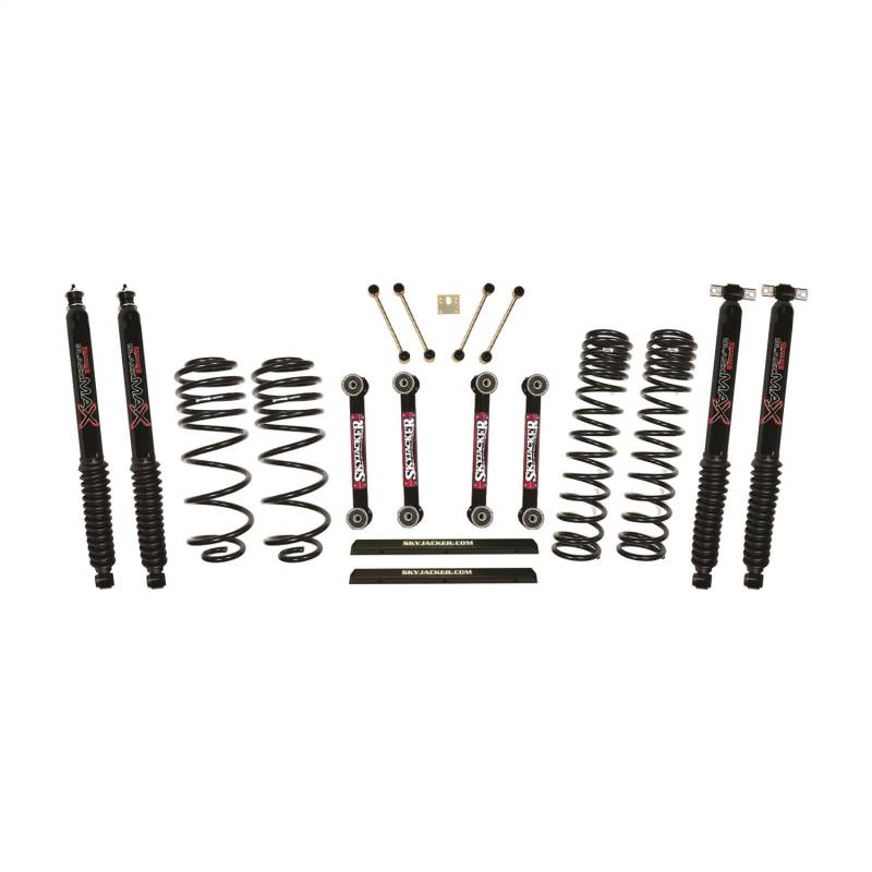 Skyjacker - Skyjacker Long Travel Series Suspension Lift Kit w/Shocks TJ401BPBLT