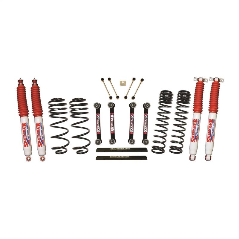 Skyjacker - Skyjacker Long Travel Series Suspension Lift Kit w/Shocks TJ401BPHLT