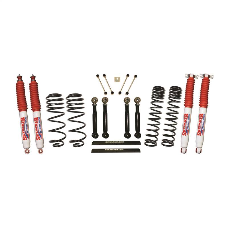 Skyjacker - Skyjacker Long Travel Series Suspension Lift Kit w/Shocks TJ401BPHLTX