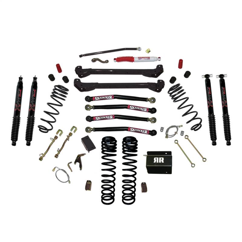 Skyjacker - Skyjacker Long Arm Suspension Lift Kit w/ Shocks TJ40RR1LTK-B