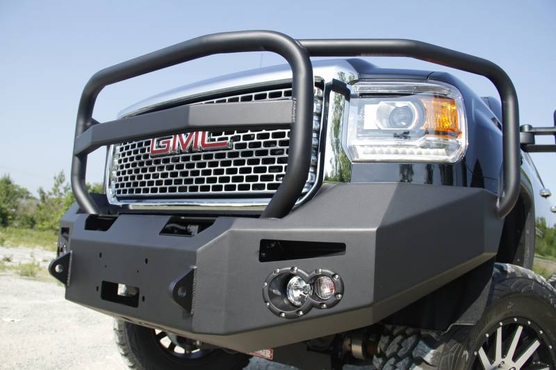 Fab Fours - Fab Fours Premium Heavy Duty Winch Front Bumper GM14-A3150-1