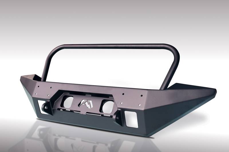 Fab Fours - Fab Fours FMJ Full Width Winch Front Bumper JK07-B1858-B