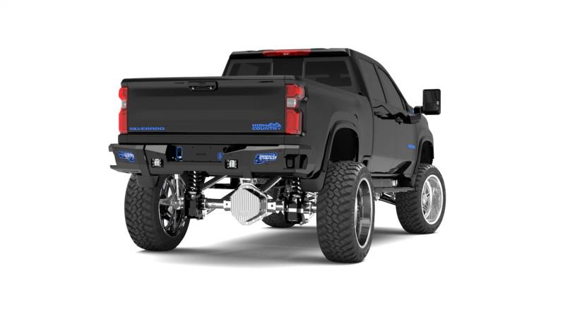 Road Armor - Road Armor Identity Rear Bumper Full Kit 3202DR-A0-P2-MD-BH