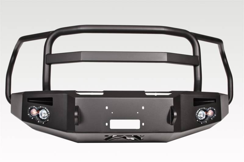 Fab Fours - Fab Fours Premium Heavy Duty Winch Front Bumper FF15-H3250-B