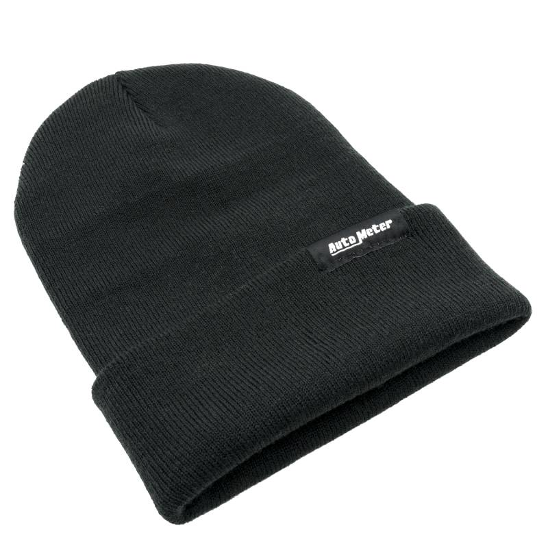 AutoMeter - AutoMeter Hat, Knit, Black, Fold Cuff, Autometer 443