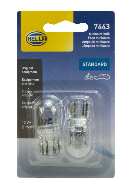 Hella - Hella 7443TB Incan Bulb 7443TB