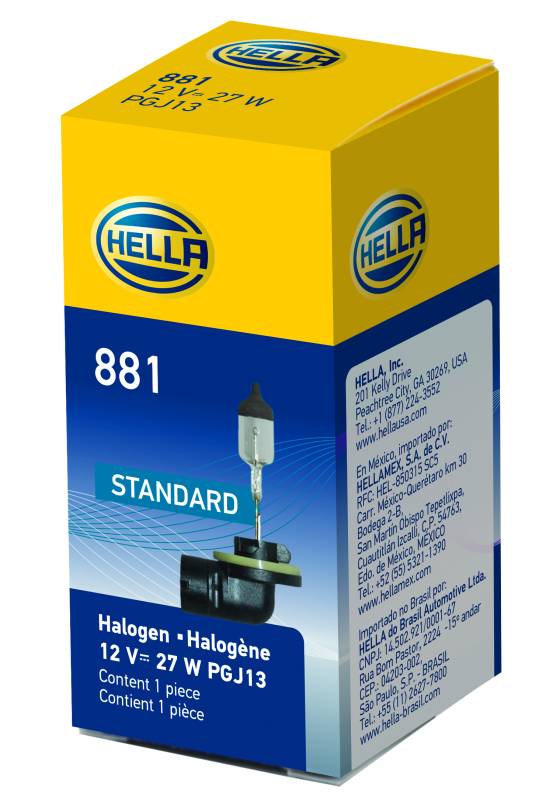 Hella - Hella 881 Halogen Bulb 881