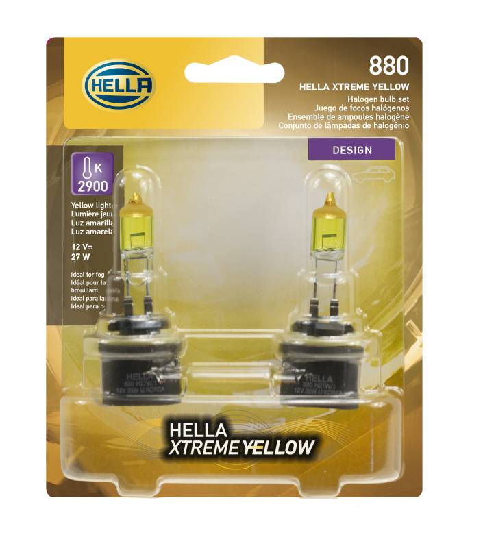 Hella - Hella 880 YL Halogen Bulb 880 YL