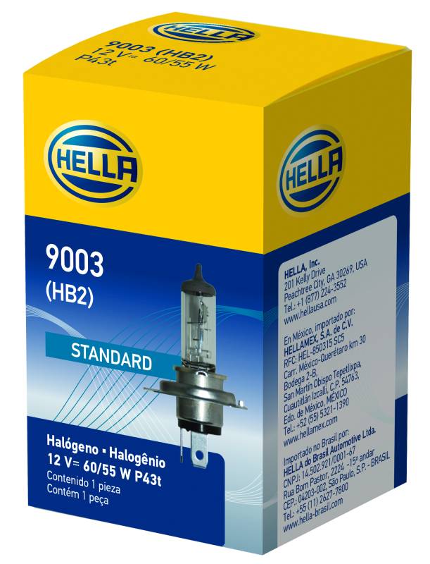 Hella - Hella 9003 Halogen Bulb 9003