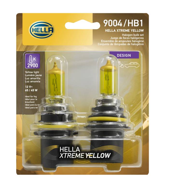 Hella - Hella 9004 YL Halogen Bulb 9004 YL