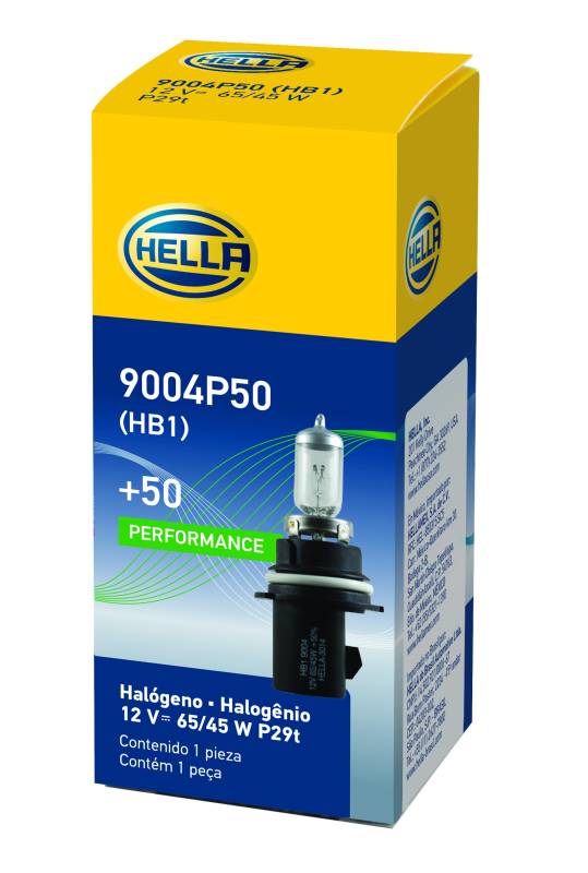 Hella - Hella 9004P50 Halogen Bulb 9004P50