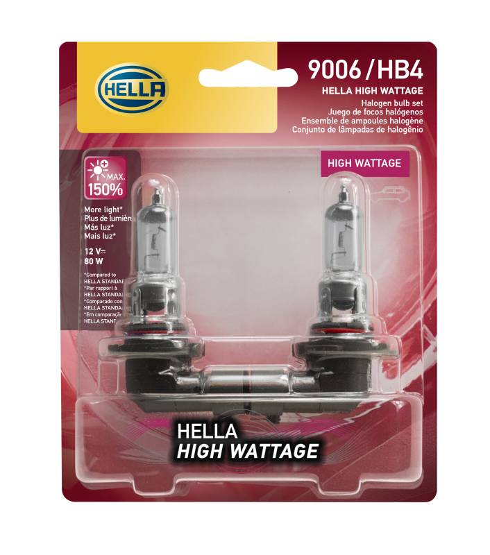 Hella - Hella 9006 80WTB Hal Bulb 9006 80WTB