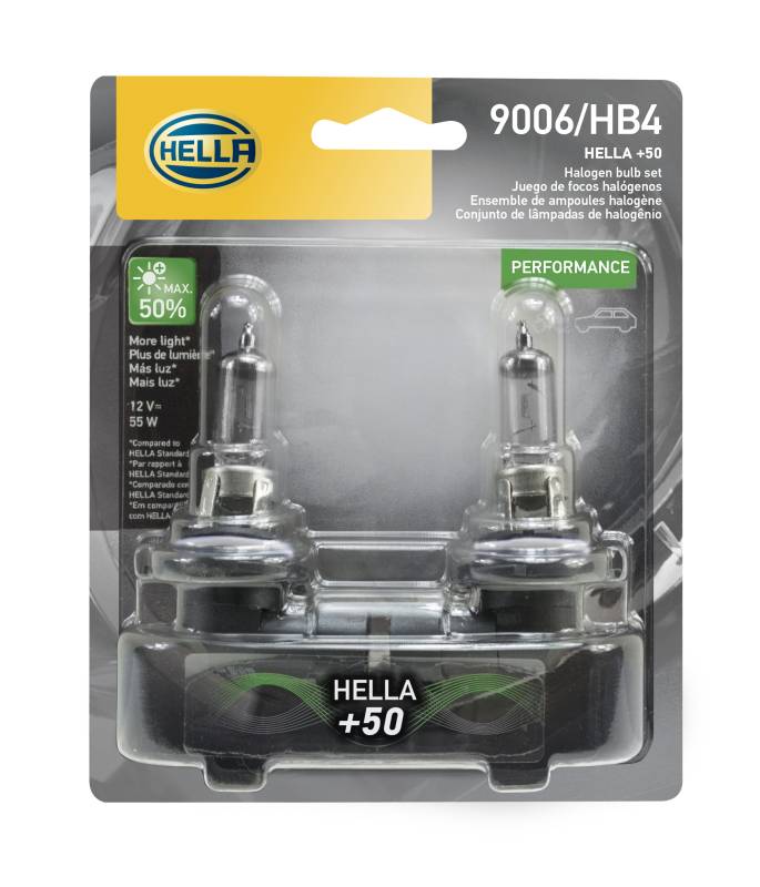 Hella - Hella 9006P50TB Hal Bulb 9006P50TB