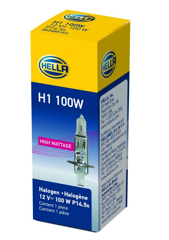 Hella - Hella H1 100W Halogen Bulb H1 100W