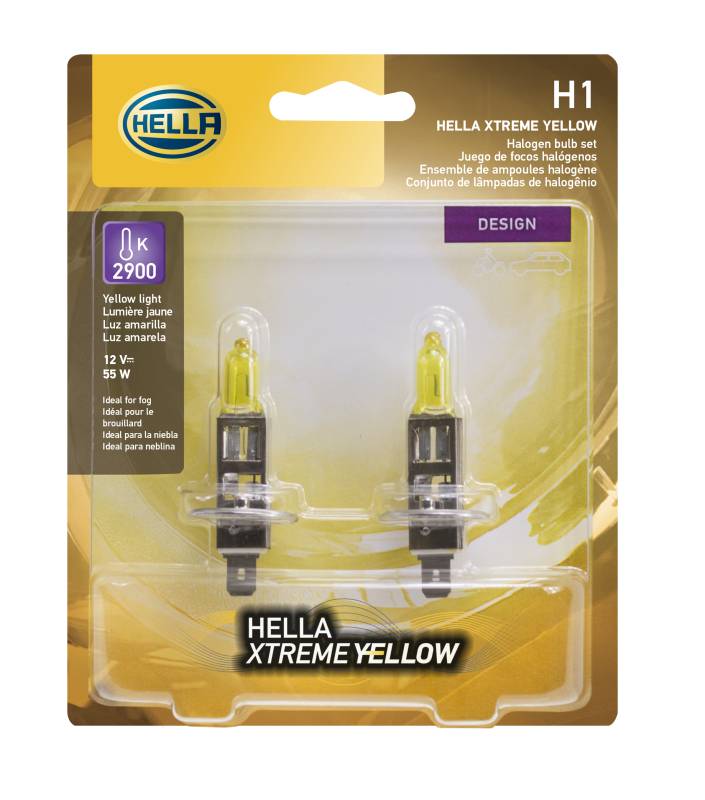 Hella - Hella H1 YL Halogen Bulb H1 YL