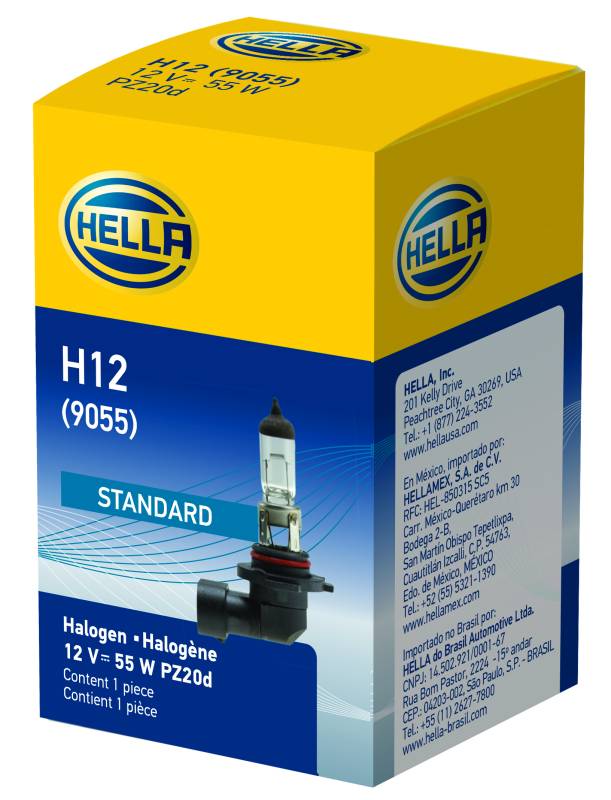 Hella - Hella H12 Halogen Bulb H12