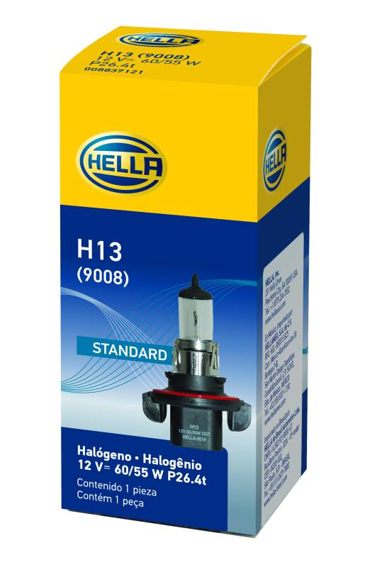 Hella - Hella H13 Halogen Bulb H13