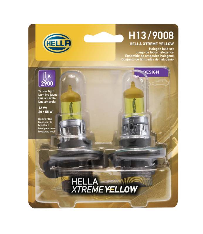 Hella - Hella H13 YL Halogen Bulb H13 YL