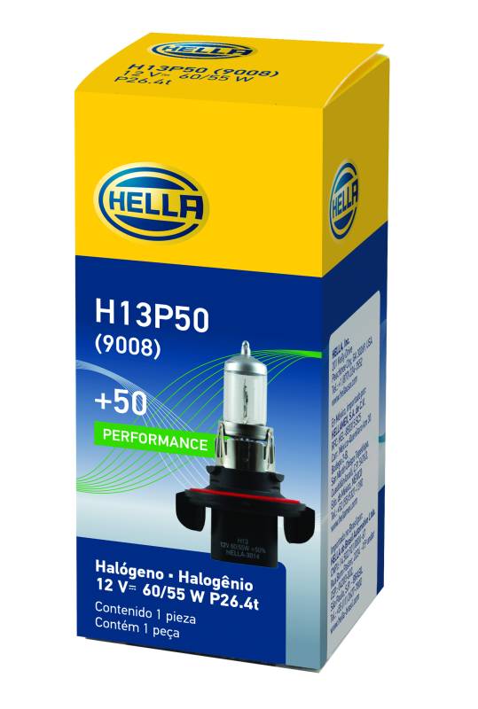 Hella - Hella H13P50 Halogen Bulb H13P50