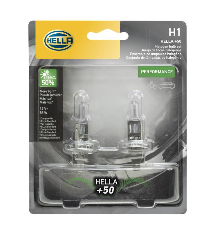 Hella - Hella H1P50TB Halogen Bulb H1P50TB