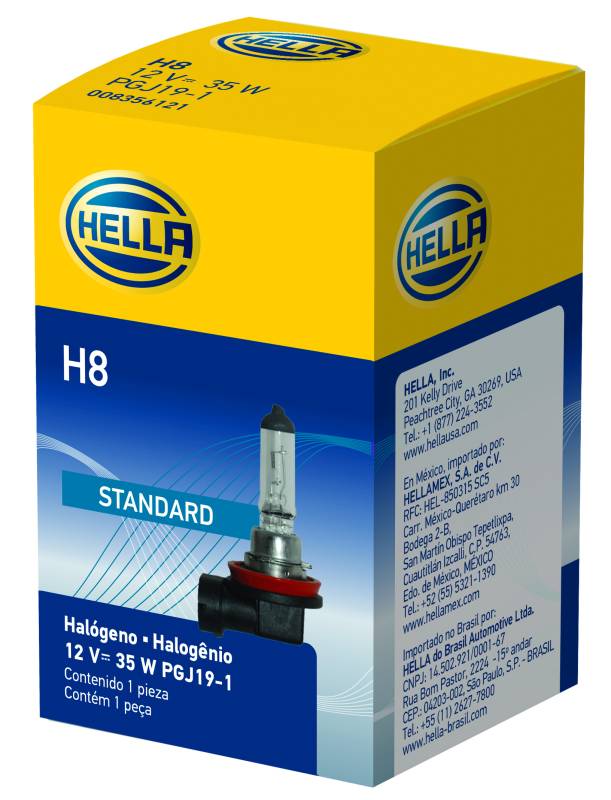 Hella - Hella H8 Halogen Bulb H8