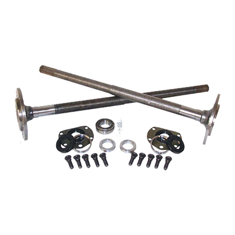 Yukon Gear - Yukon Gear One piece axles '76-'79 Model 20 CJ7 Quadratrack w/ bearings & 29 splines, kit.  YCJQ