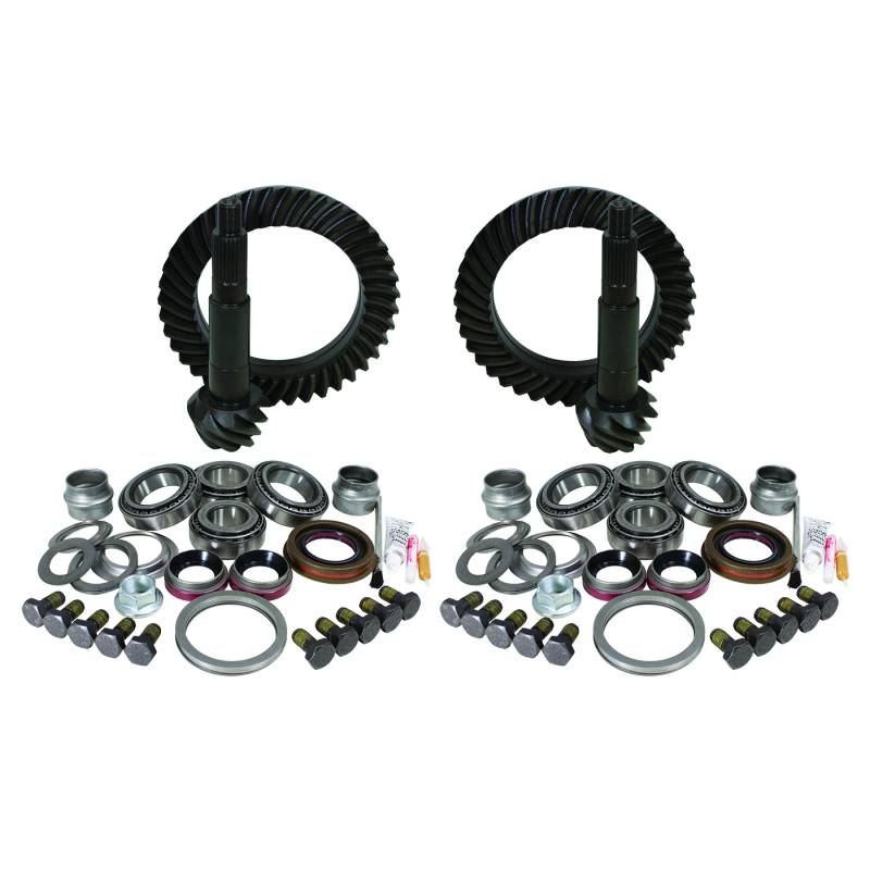 Yukon Gear - Yukon Gear Yukon Gear & Install Kit package for Jeep TJ Rubicon, 4.56 ratio.  YGK009