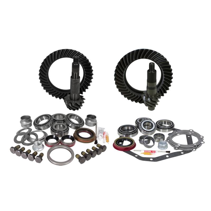 Yukon Gear - Yukon Gear Yukon Gear & Install Kit pkg for STD Rotation D60 & ’88 & down GM 14T 4.88 thick YGK021