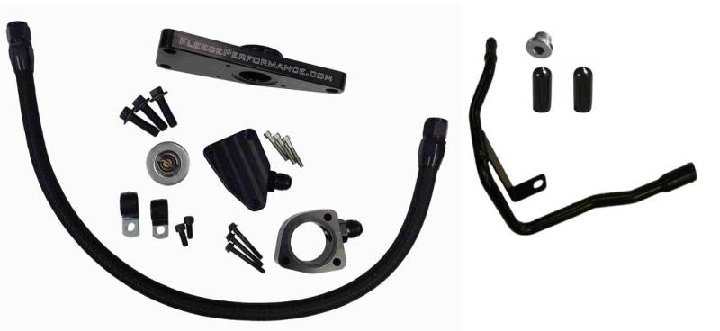 Fleece Performance - Cummins Coolant Bypass Kit 2006-2007 Auto Trans Fleece Performance - FPE-CLNTBYPS-CUMMINS-0607