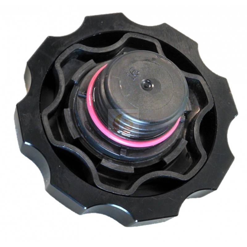 Fleece Performance - Cummins Billet Oil Cap Cover Black Fleece Performance - FPE-OC-CR-F