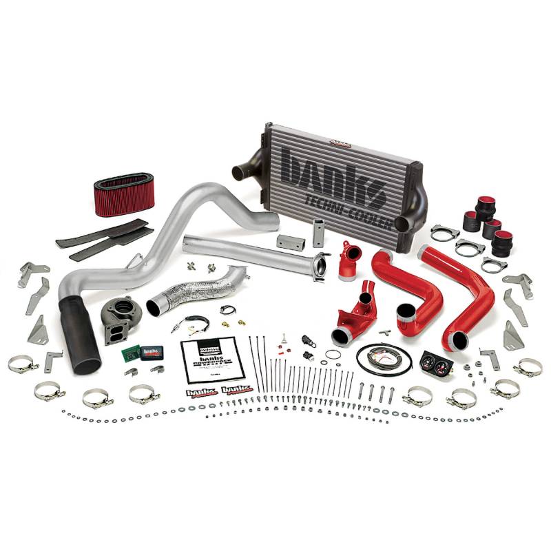 Banks Power - PowerPack Bundle Complete Power System W/OttoMind Engine Calibration Module Black Tip 95.5-97 Ford 7.3L Manual Transmission Banks Power