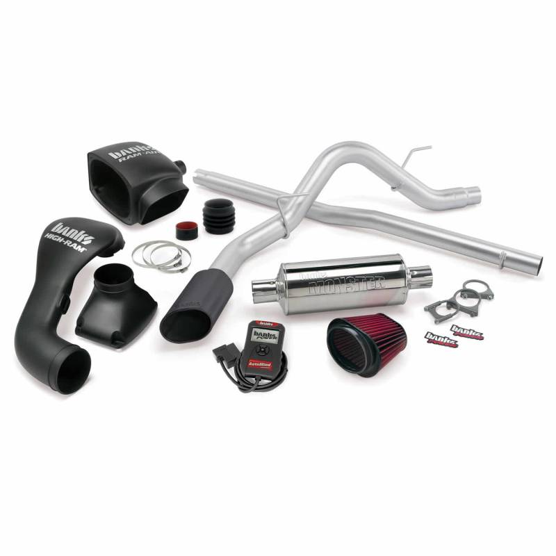 Banks Power - Stinger Bundle Power System W/Single Exit Exhaust Black Tip 06-08 Ford 5.4L F-150 CCMB Banks Power