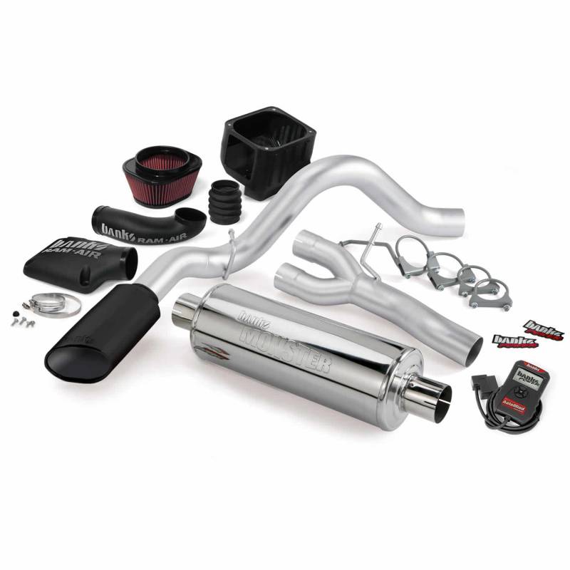 Banks Power - Stinger Bundle Power System W/Single Exit Exhaust Black Tip 09 Chevy 5.3L CCSB-ECSB FFV Flex-Fuel Vehicle Banks Power