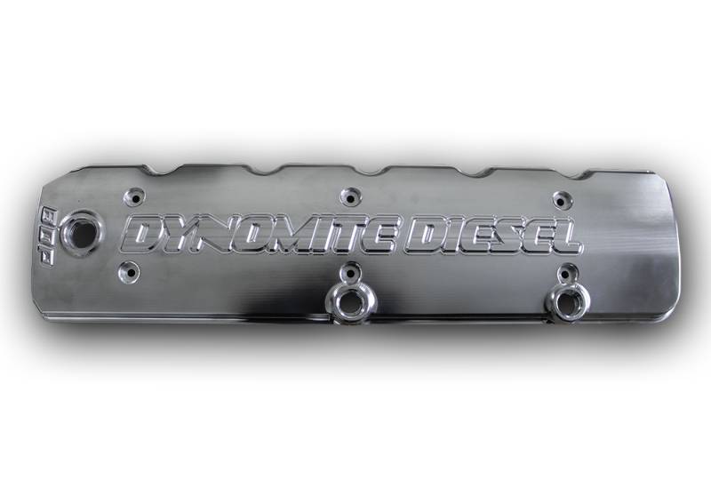 Dynomite Diesel - Dodge RAM 06-16 5.9L and 6.7L Billet Valve Cover Dynomite Diesel