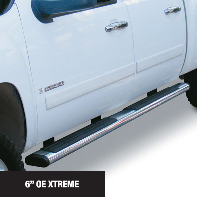 Go Rhino - Go Rhino 6" OE Xtreme Side Steps - 96" Long - Stainless steel - BOARDS ONLY 660096PS