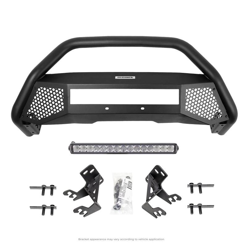 Go Rhino - Go Rhino RC4 LR Bull Bar with Mounting Brackets, Single Row 20" Light Bar Kit 5498620LT