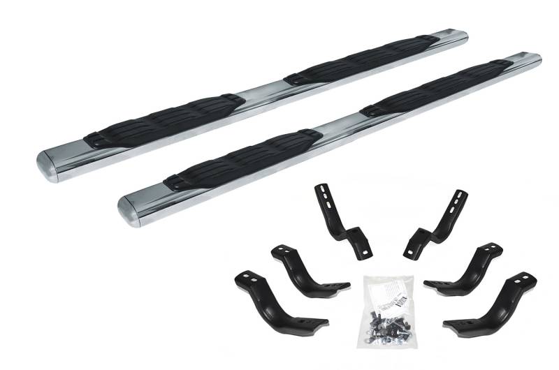 Go Rhino - Go Rhino 5" 1000 Series Side Steps with Mounting Brackets Kit 105451687PS