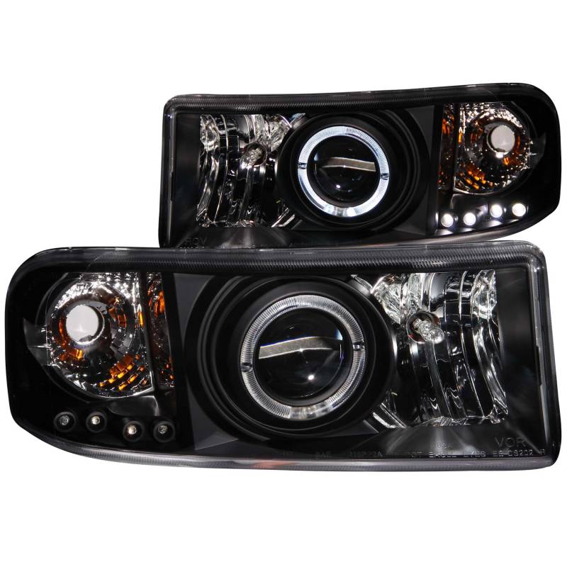 ANZO USA - ANZO USA Projector Headlight Set w/Halo 111196