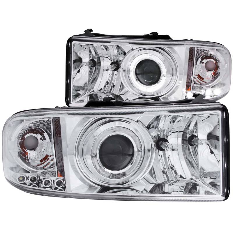 ANZO USA - ANZO USA Projector Headlight Set w/Halo 111195