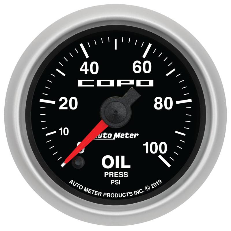 AutoMeter - AutoMeter GAUGE, OIL PRESS, 2 1/16", 100PSI, DIGITAL STEPPER MOTOR, COPO 880876